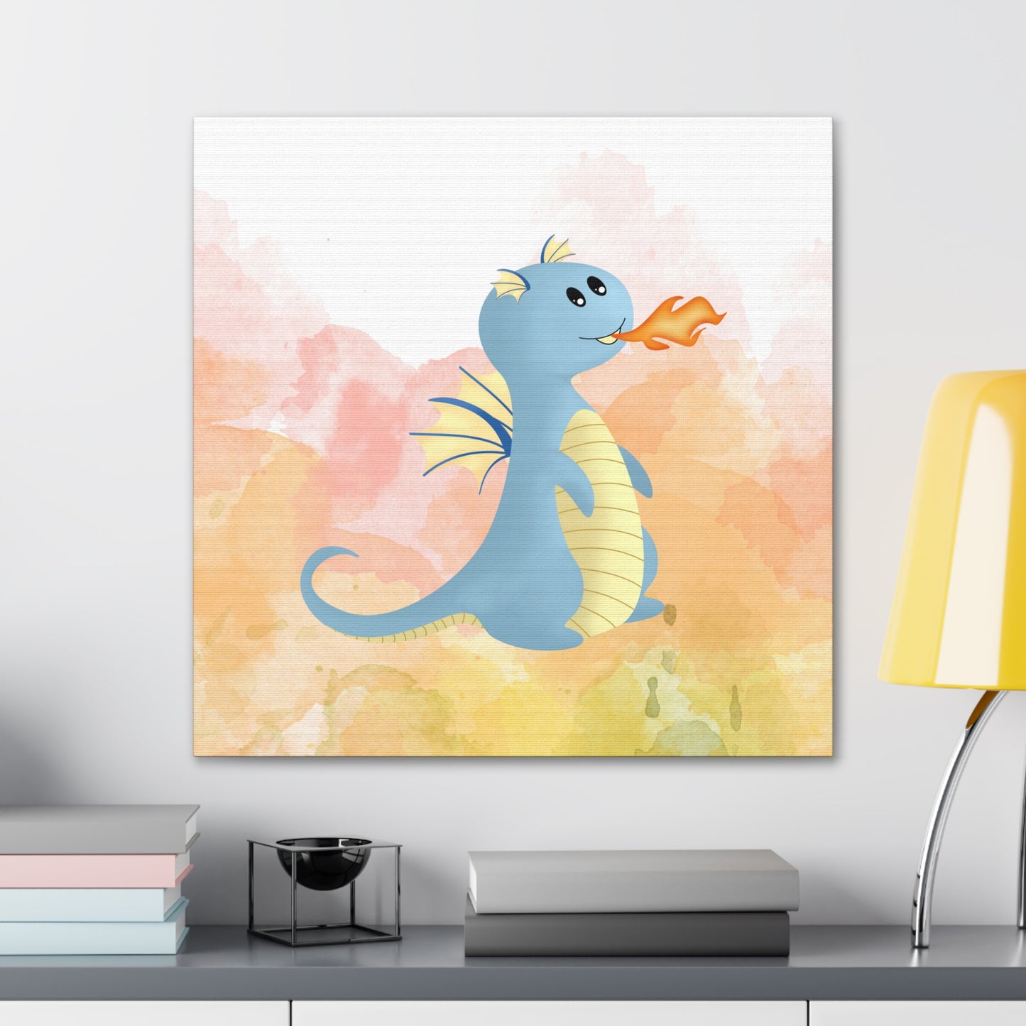 "Fire Dragon" Kids Wall Art - Weave Got Gifts - Unique Gifts You Won’t Find Anywhere Else!