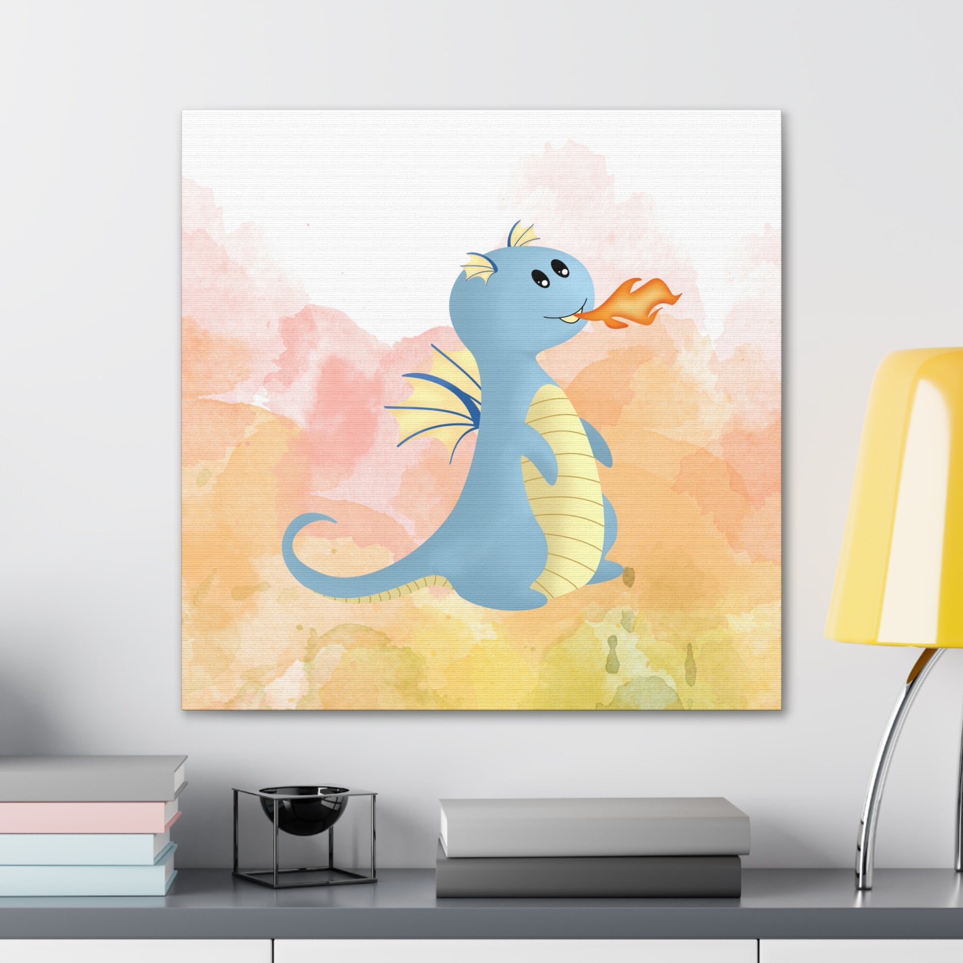 "Fire Dragon" Kids Wall Art - Weave Got Gifts - Unique Gifts You Won’t Find Anywhere Else!