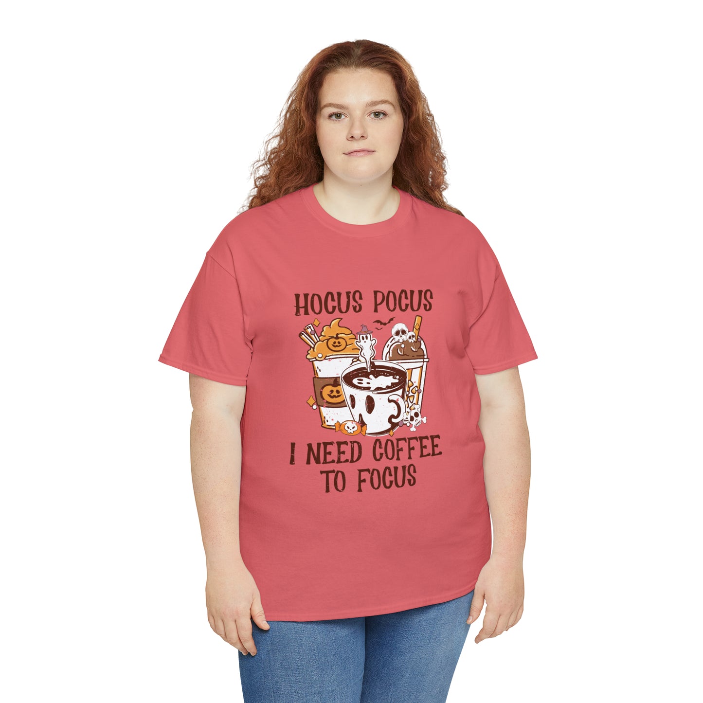 "Hocus Pocus, I Need Coffee To Focus" T-Shirt - Weave Got Gifts - Unique Gifts You Won’t Find Anywhere Else!