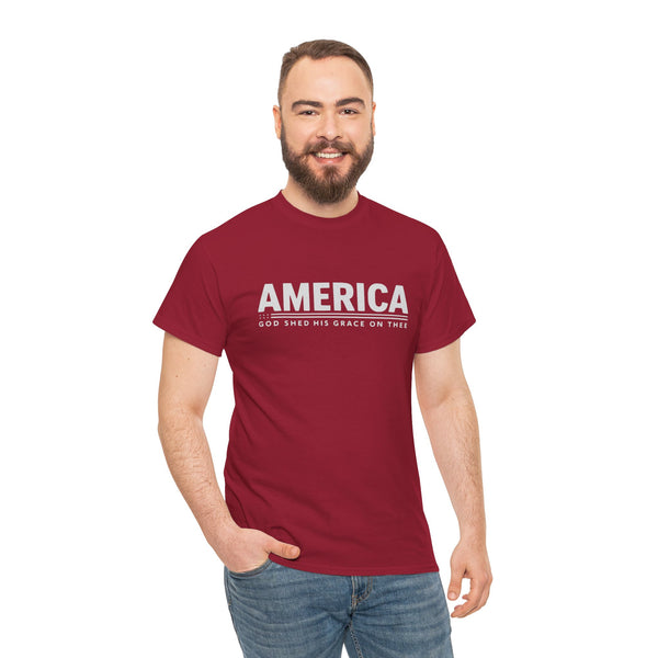 American - God Shed His Grace On Thee: T-Shirt