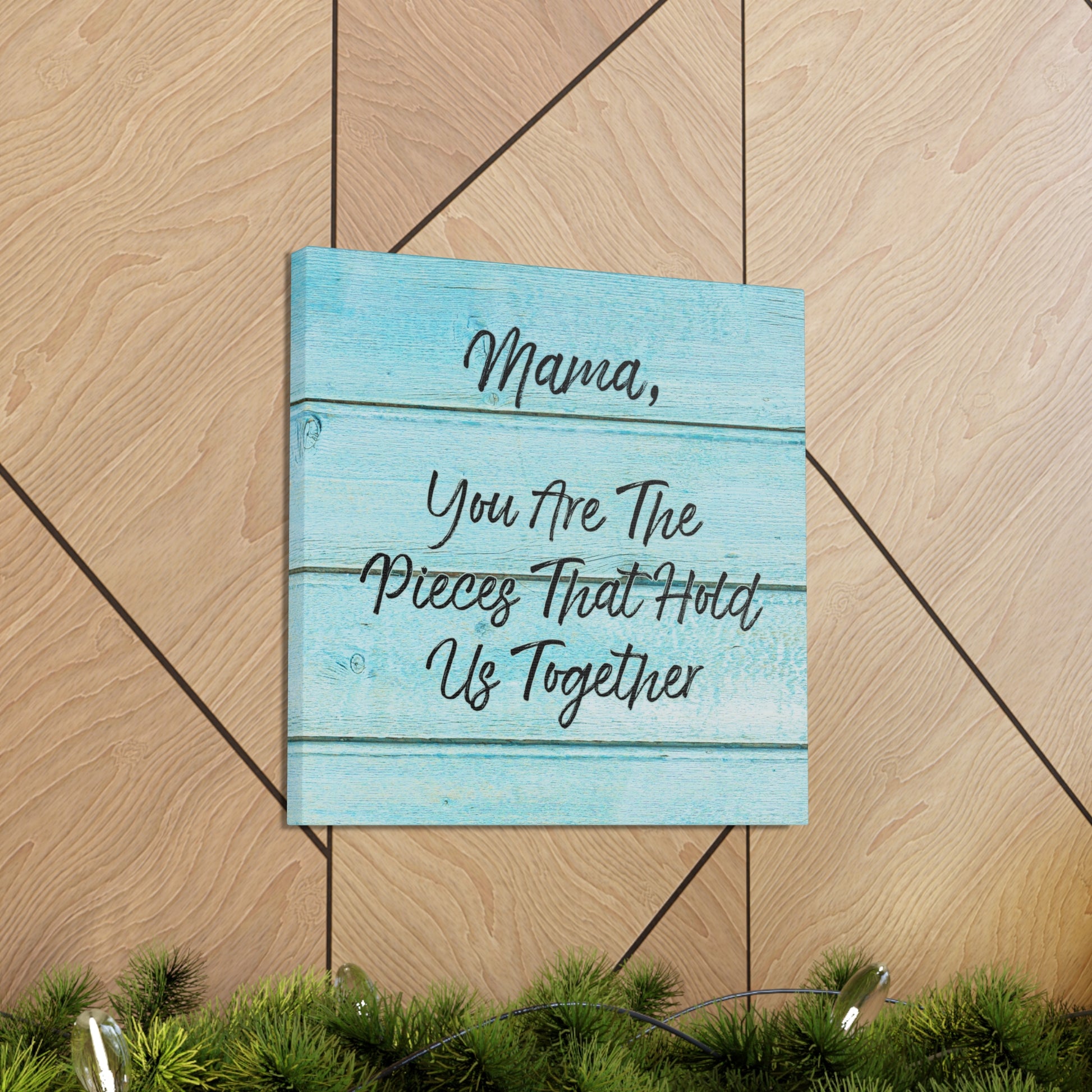 "Mama, You Are The Pieces That Hold Us Together" Wall Art - Weave Got Gifts - Unique Gifts You Won’t Find Anywhere Else!