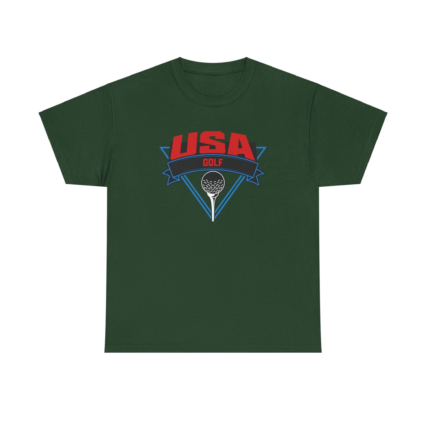 American flag-themed golf t-shirt for men and women
