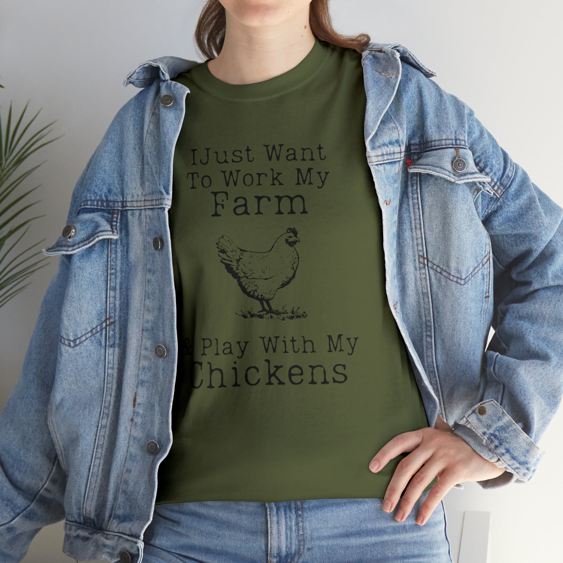 "Farm & Chickens" T-Shirt - Weave Got Gifts - Unique Gifts You Won’t Find Anywhere Else!