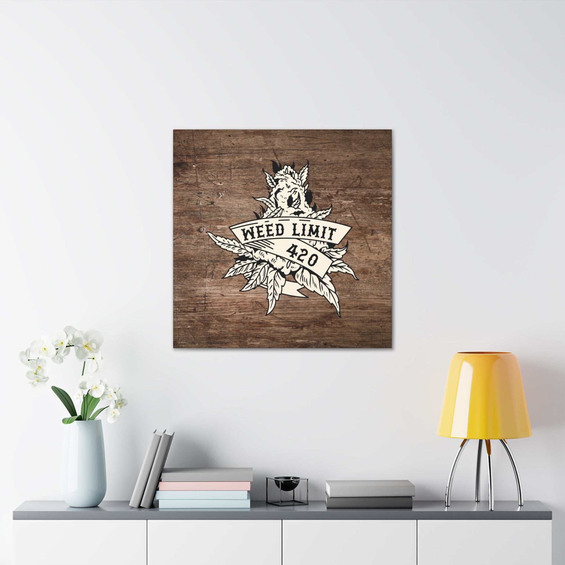 "Weed Limit 420" Wall Art - Weave Got Gifts - Unique Gifts You Won’t Find Anywhere Else!