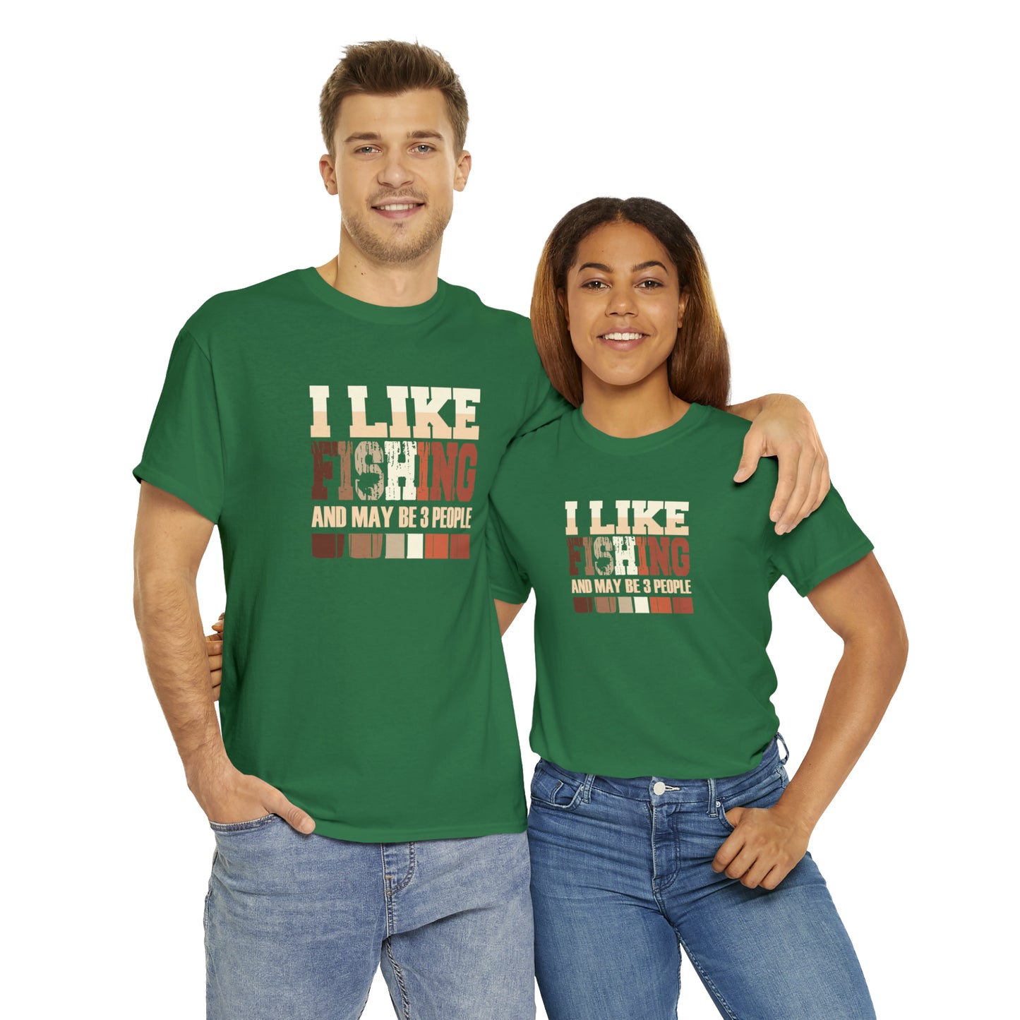 "I Like Fishing & Like 3 People" T-Shirt - Weave Got Gifts - Unique Gifts You Won’t Find Anywhere Else!