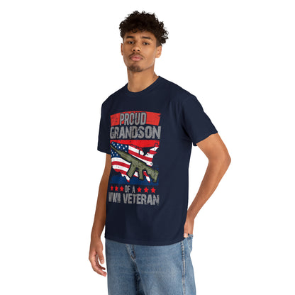 "Grandson Of WW2 Veteran" T-Shirt - Weave Got Gifts - Unique Gifts You Won’t Find Anywhere Else!