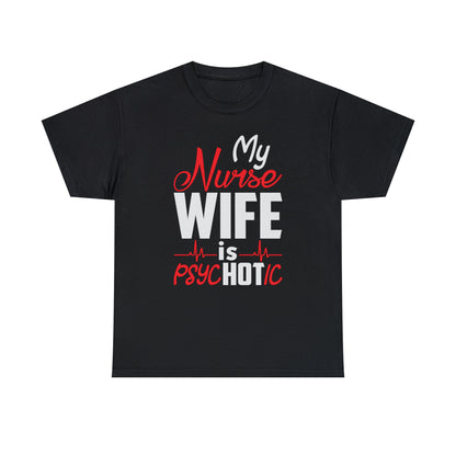 Funny husband-wife t-shirt for nurses
