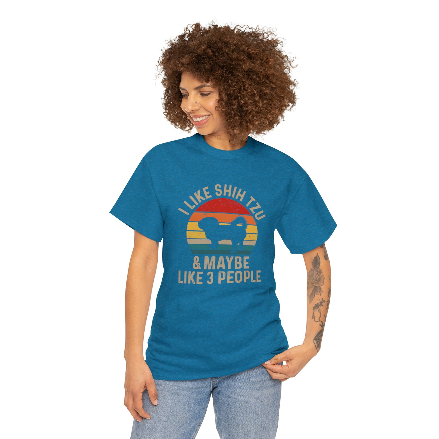 "I Like Shih-Tzu & Maybe Like 3 People" T-Shirt - Weave Got Gifts - Unique Gifts You Won’t Find Anywhere Else!