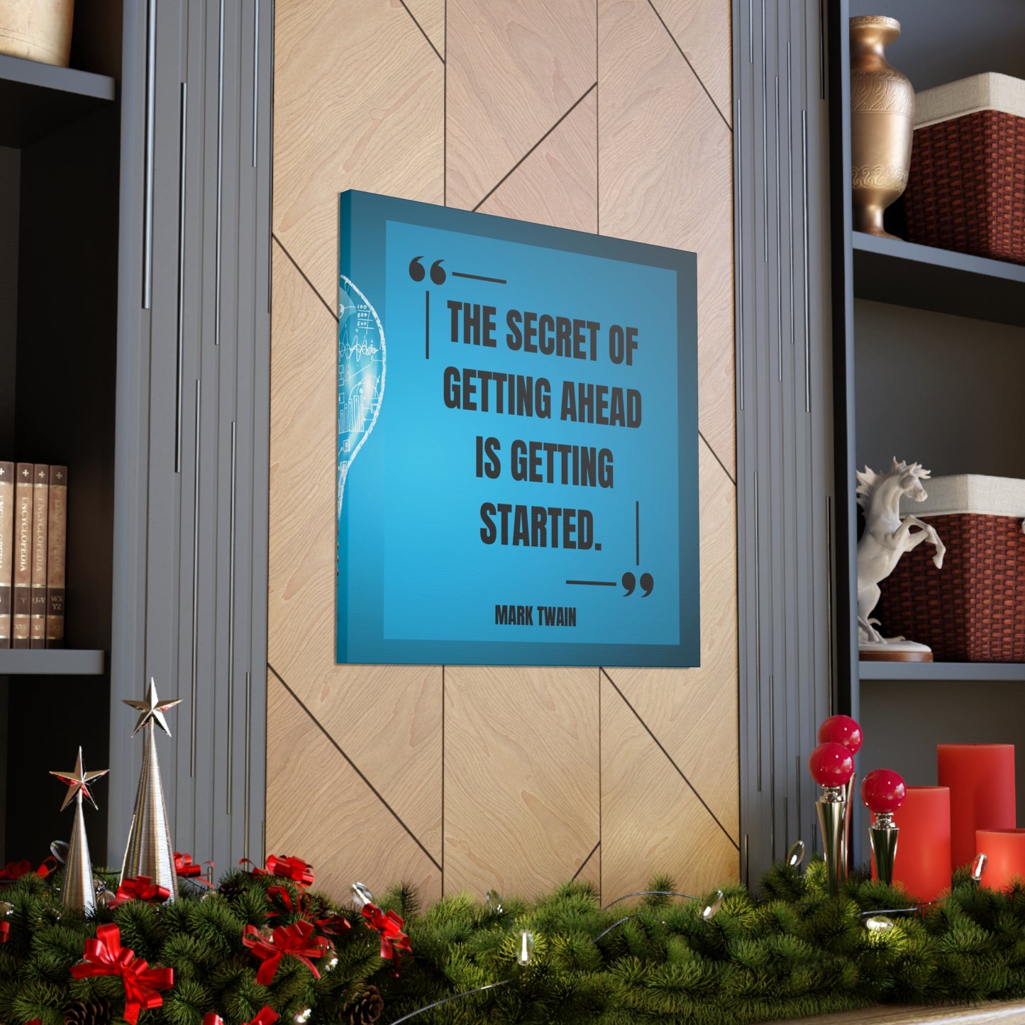 "The Secret To Getting Ahead" Wall Art - Weave Got Gifts - Unique Gifts You Won’t Find Anywhere Else!