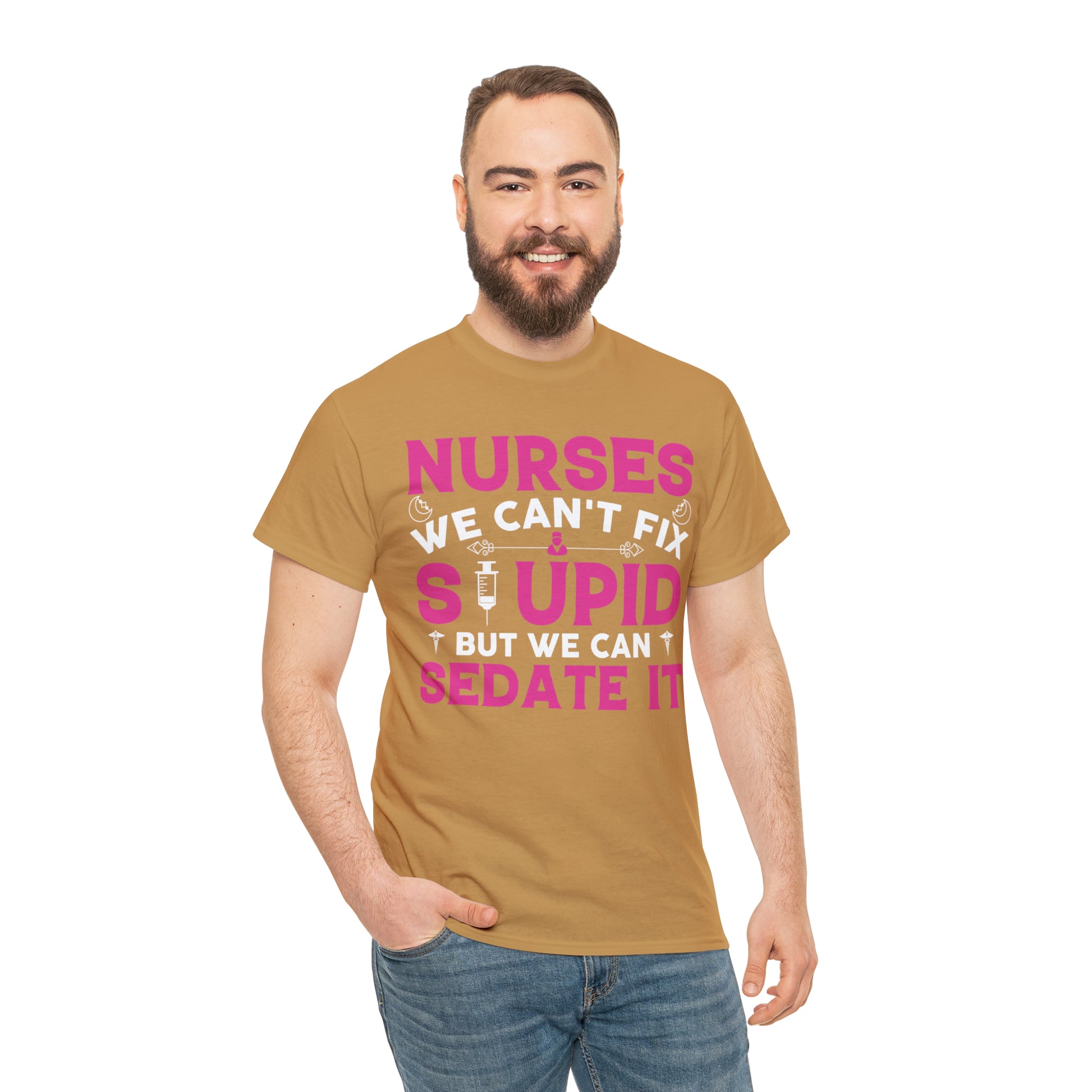 "Nurses - We Can't Fix Stupid" T-Shirt - Weave Got Gifts - Unique Gifts You Won’t Find Anywhere Else!