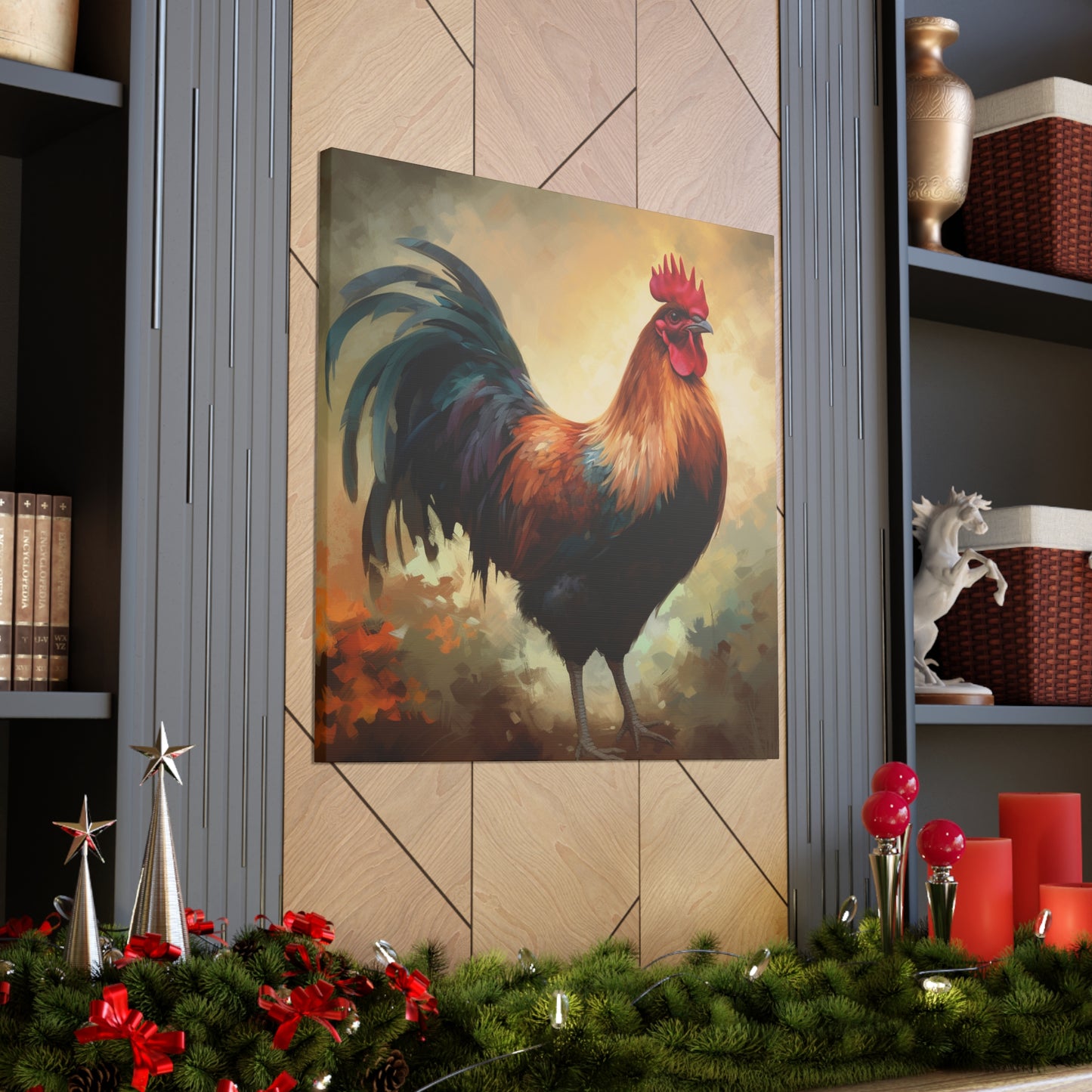 "Farm Rooster" Wall Art - Weave Got Gifts - Unique Gifts You Won’t Find Anywhere Else!