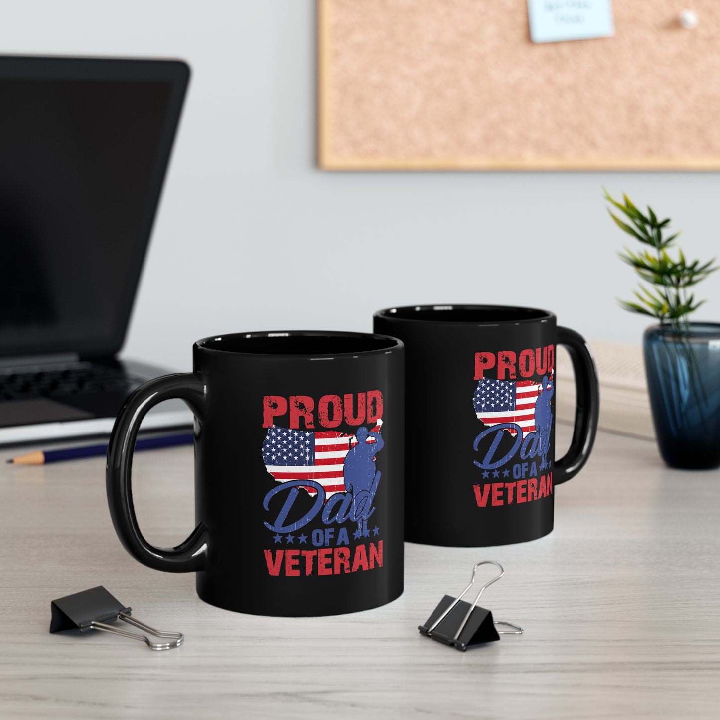 "Proud Dad Of An American Veteran" Coffee Mug - Weave Got Gifts - Unique Gifts You Won’t Find Anywhere Else!