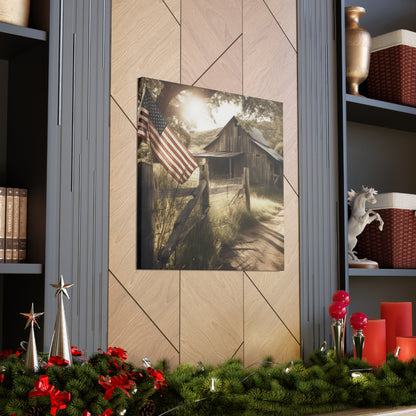 "Rustic American Farm" Wall Art - Weave Got Gifts - Unique Gifts You Won’t Find Anywhere Else!