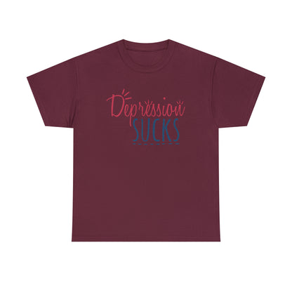 "Depression Sucks" T-Shirt - Weave Got Gifts - Unique Gifts You Won’t Find Anywhere Else!