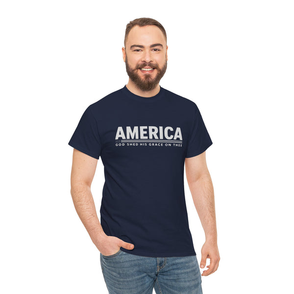 American - God Shed His Grace On Thee: T-Shirt