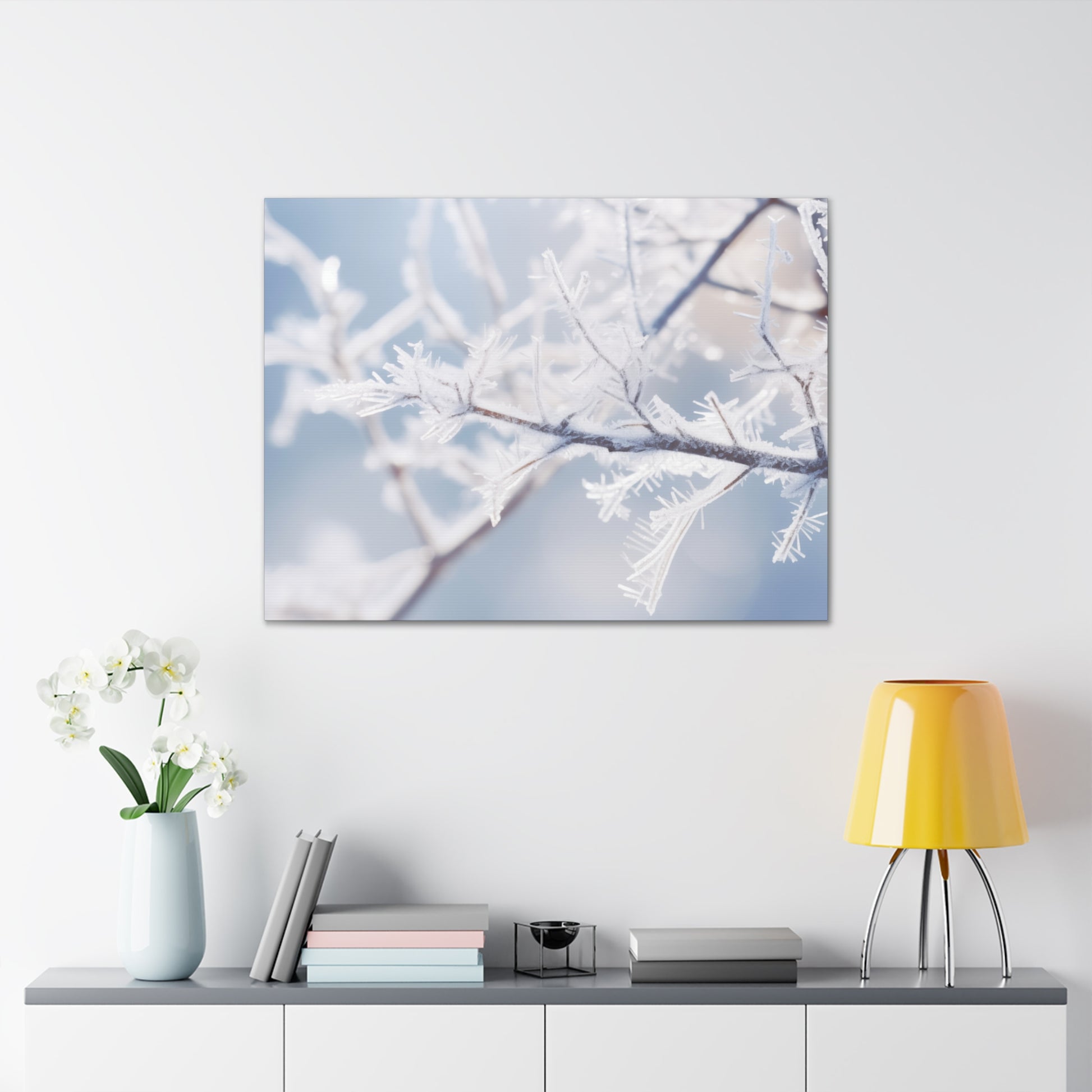 "Frozen Branch In Nature" Wall Art - Weave Got Gifts - Unique Gifts You Won’t Find Anywhere Else!