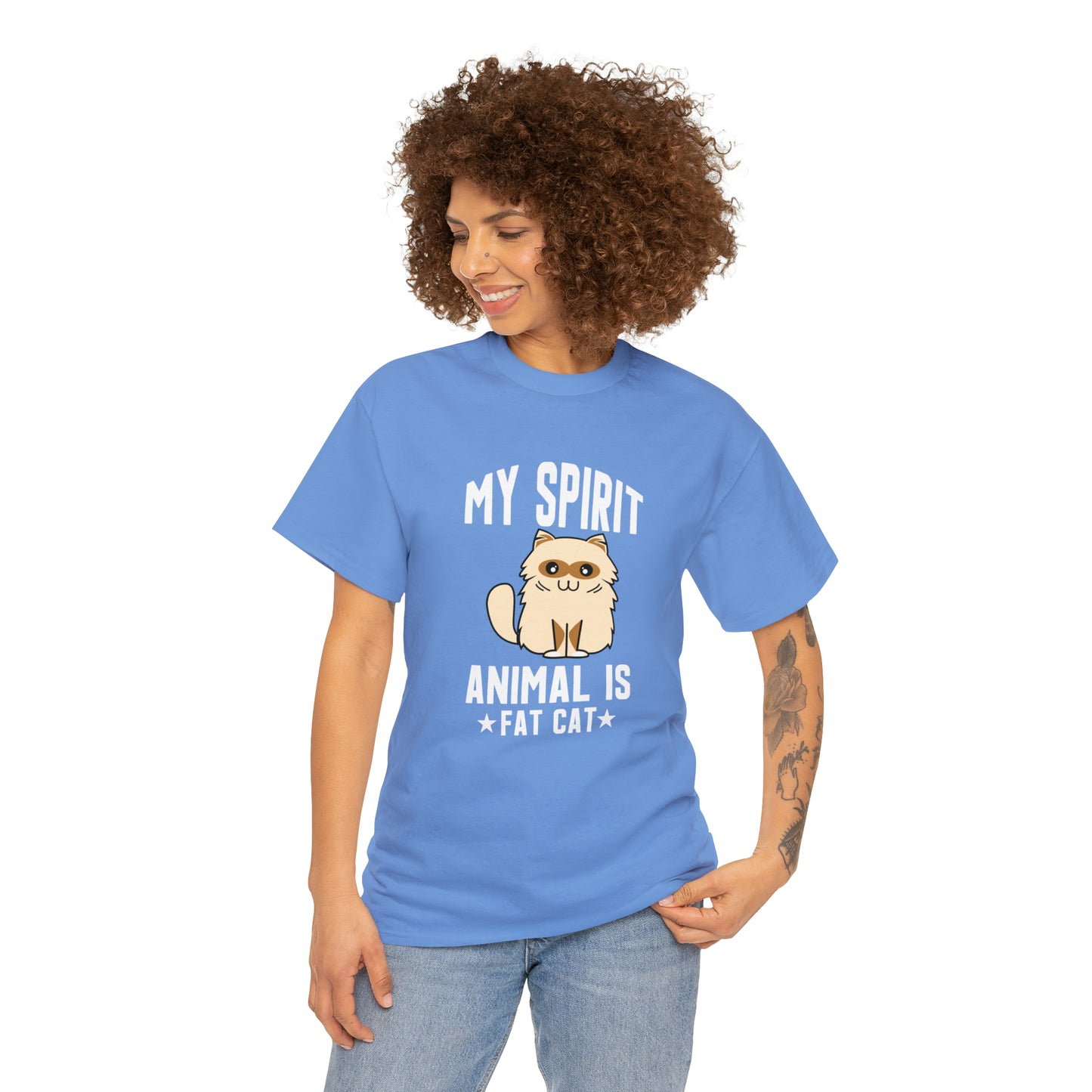 "Fat Cat Spirit Animal" T-Shirt - Weave Got Gifts - Unique Gifts You Won’t Find Anywhere Else!