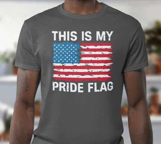 This Is My Pride Flag American Patriot T-Shirt - Show Your USA Pride