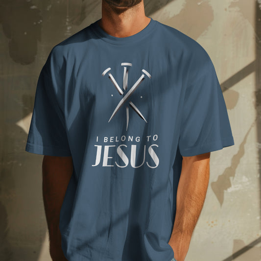 I Belong to Jesus Shirt – Powerful Crossed Nails Christian T-Shirt

