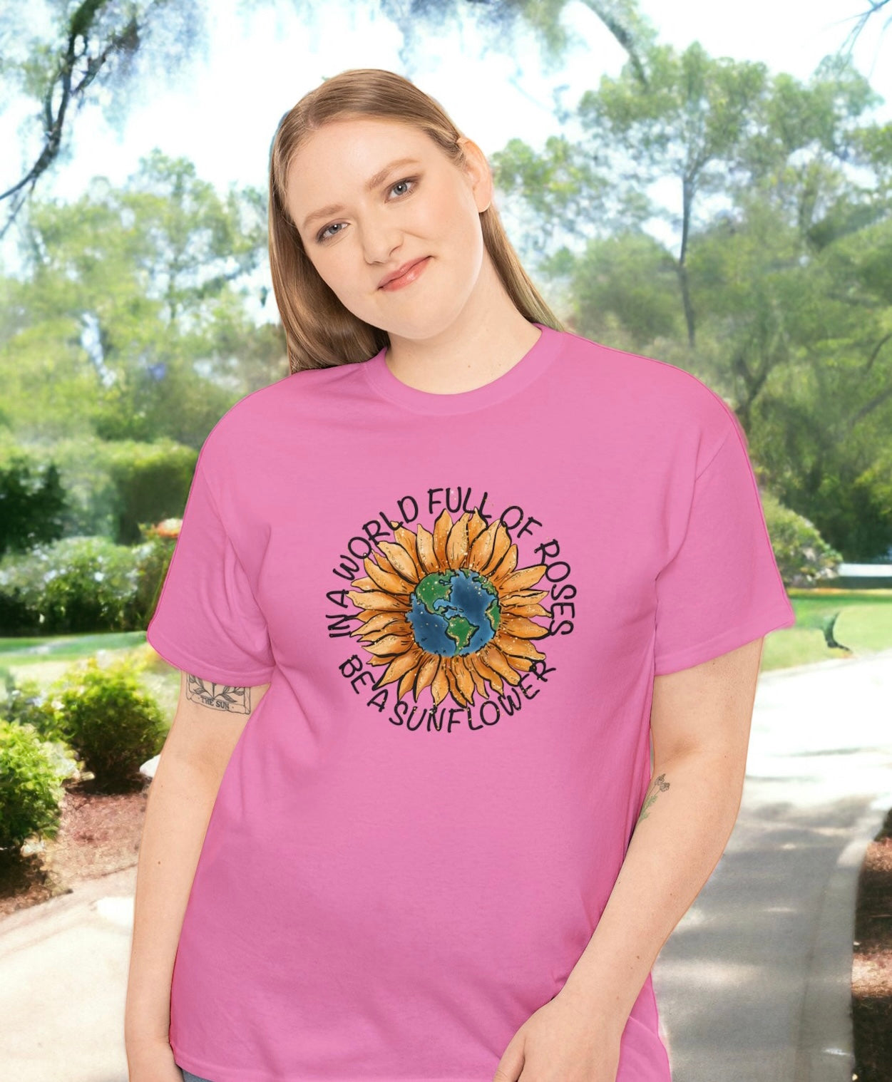 "Be A Sunflower" T-shirt - Weave Got Gifts - Unique Gifts You Won’t Find Anywhere Else!