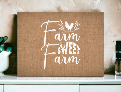 "Farm Sweet Farm" Wall Art - Weave Got Gifts - Unique Gifts You Won’t Find Anywhere Else!