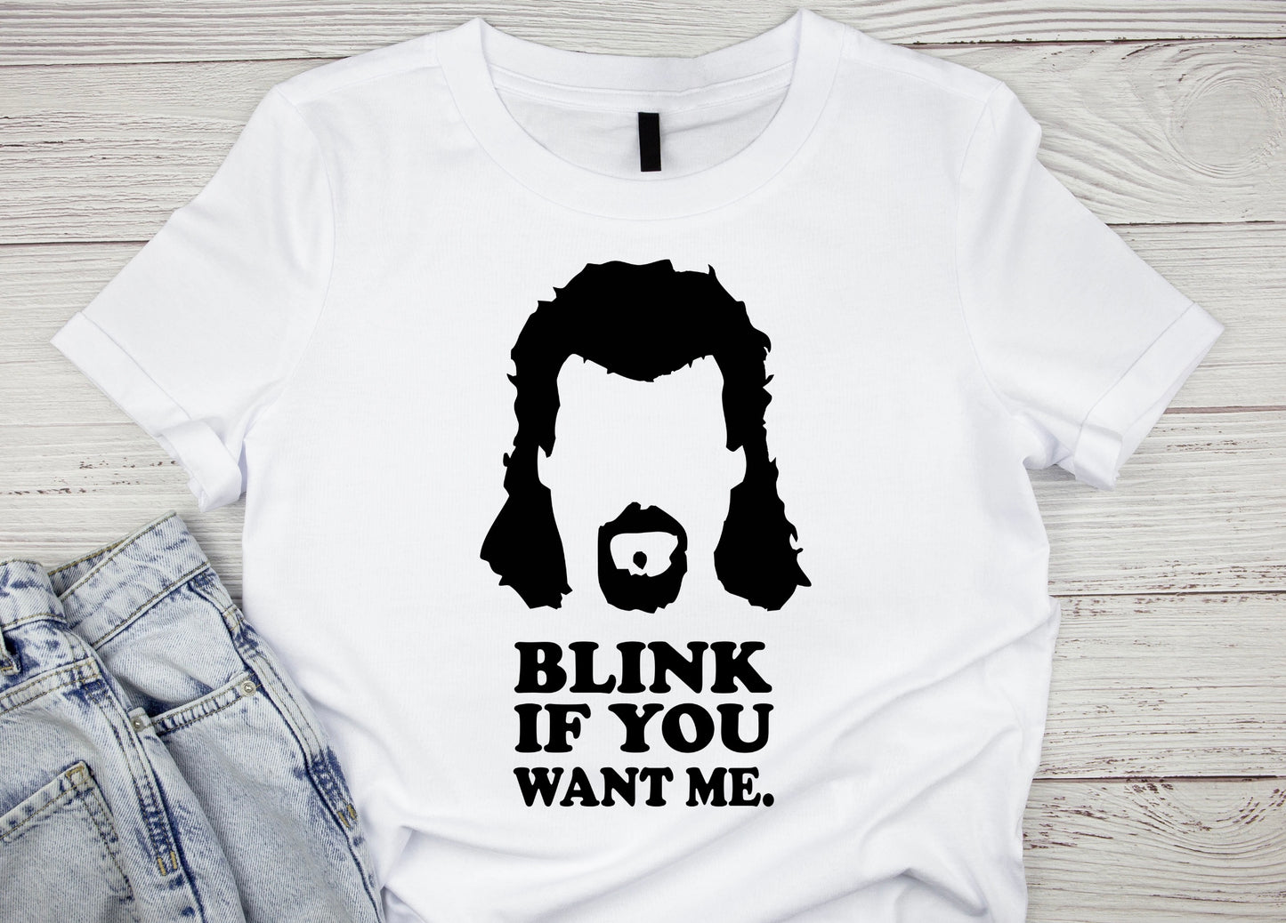 "Blink If You Want Me" T-Shirt - Weave Got Gifts - Unique Gifts You Won’t Find Anywhere Else!