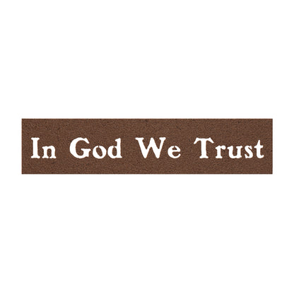 "In God We Trust" Metal Cut Sign - Weave Got Gifts - Unique Gifts You Won’t Find Anywhere Else!