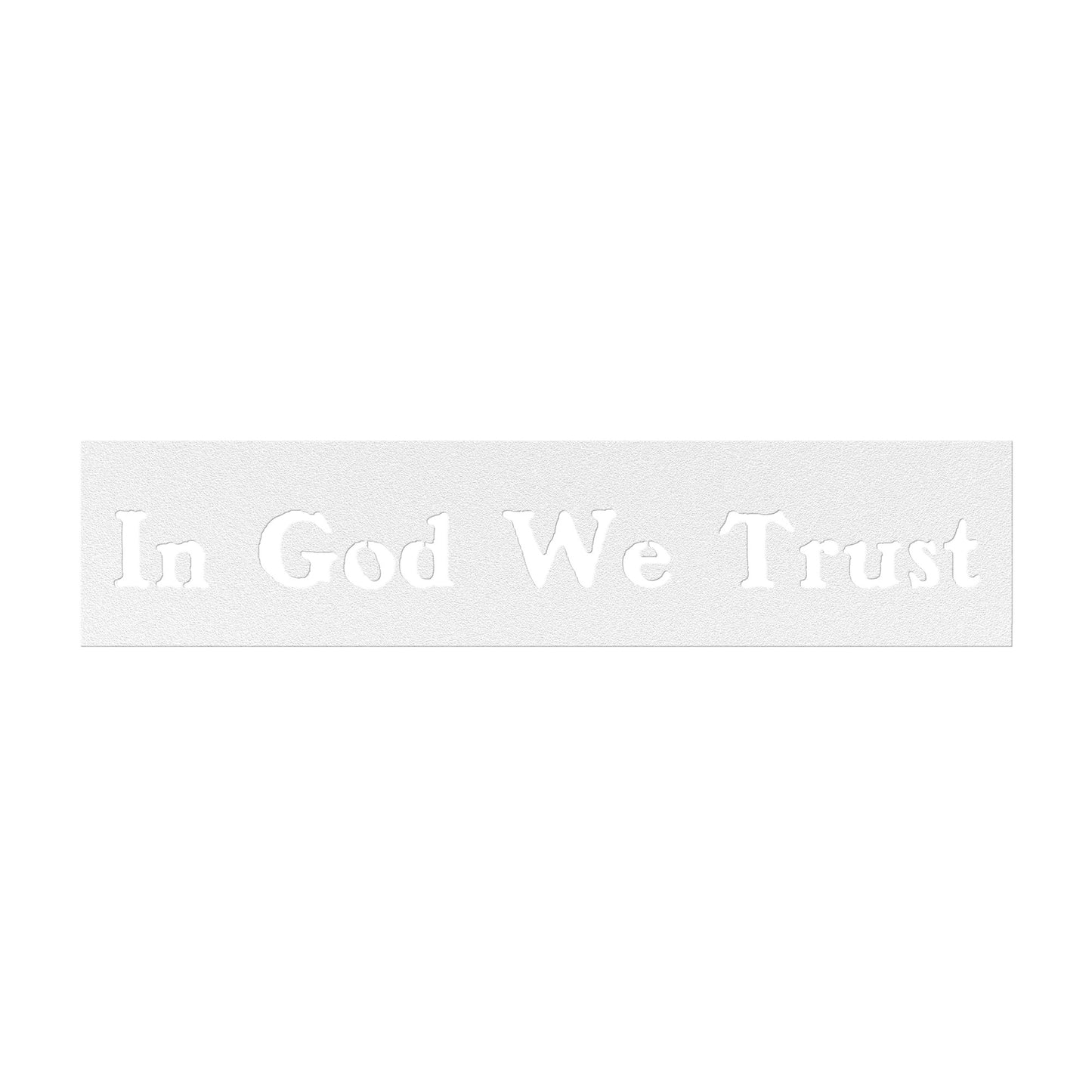 "In God We Trust" Metal Cut Sign - Weave Got Gifts - Unique Gifts You Won’t Find Anywhere Else!