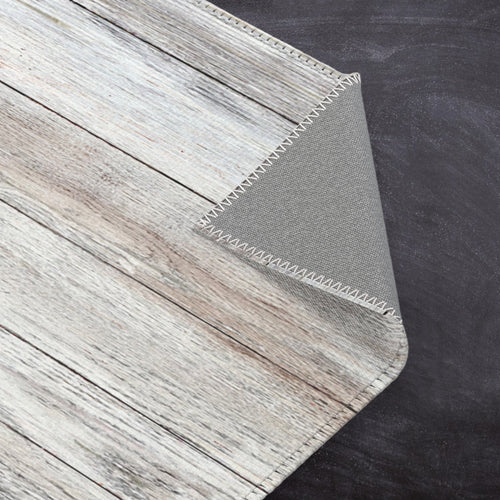 Rustic Grey Wood: Area Rug