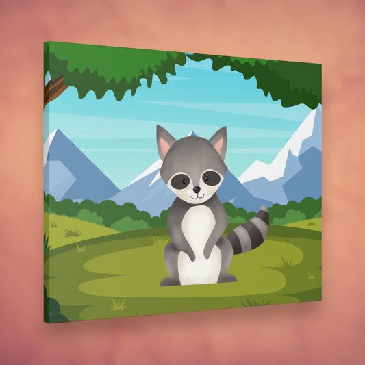 "Woodland Baby Raccoon" Wall Art - Weave Got Gifts - Unique Gifts You Won’t Find Anywhere Else!