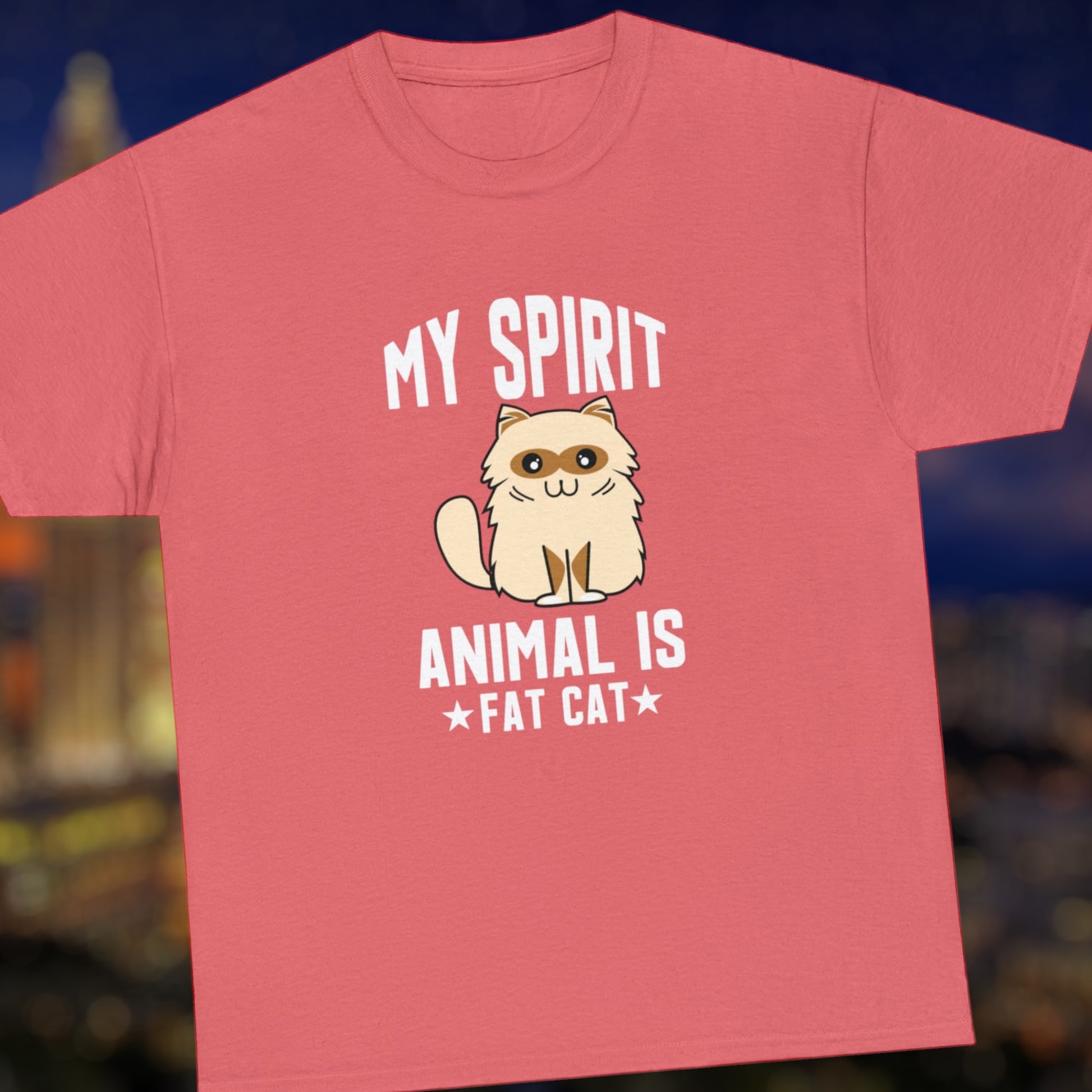 "Fat Cat Spirit Animal" T-Shirt - Weave Got Gifts - Unique Gifts You Won’t Find Anywhere Else!