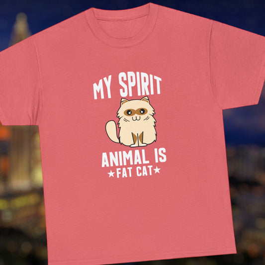 "Fat Cat Spirit Animal" T-Shirt - Weave Got Gifts - Unique Gifts You Won’t Find Anywhere Else!