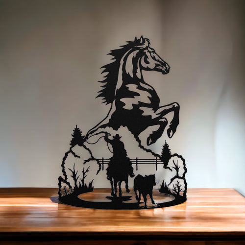 Wild Horse Metal Sign