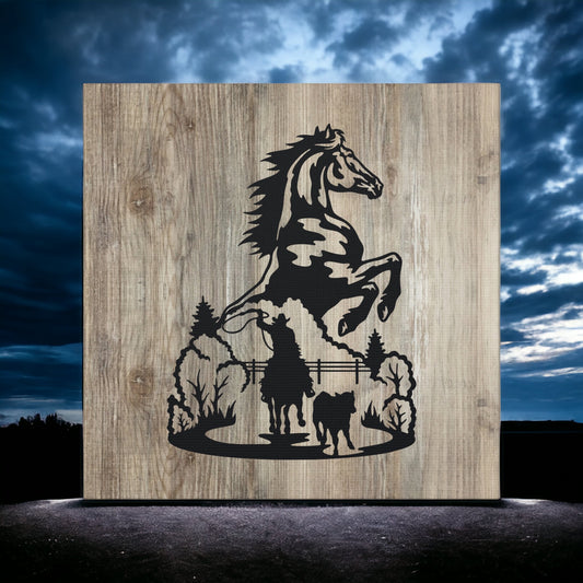 "Western Elegance" Wall Art - Weave Got Gifts - Unique Gifts You Won’t Find Anywhere Else!