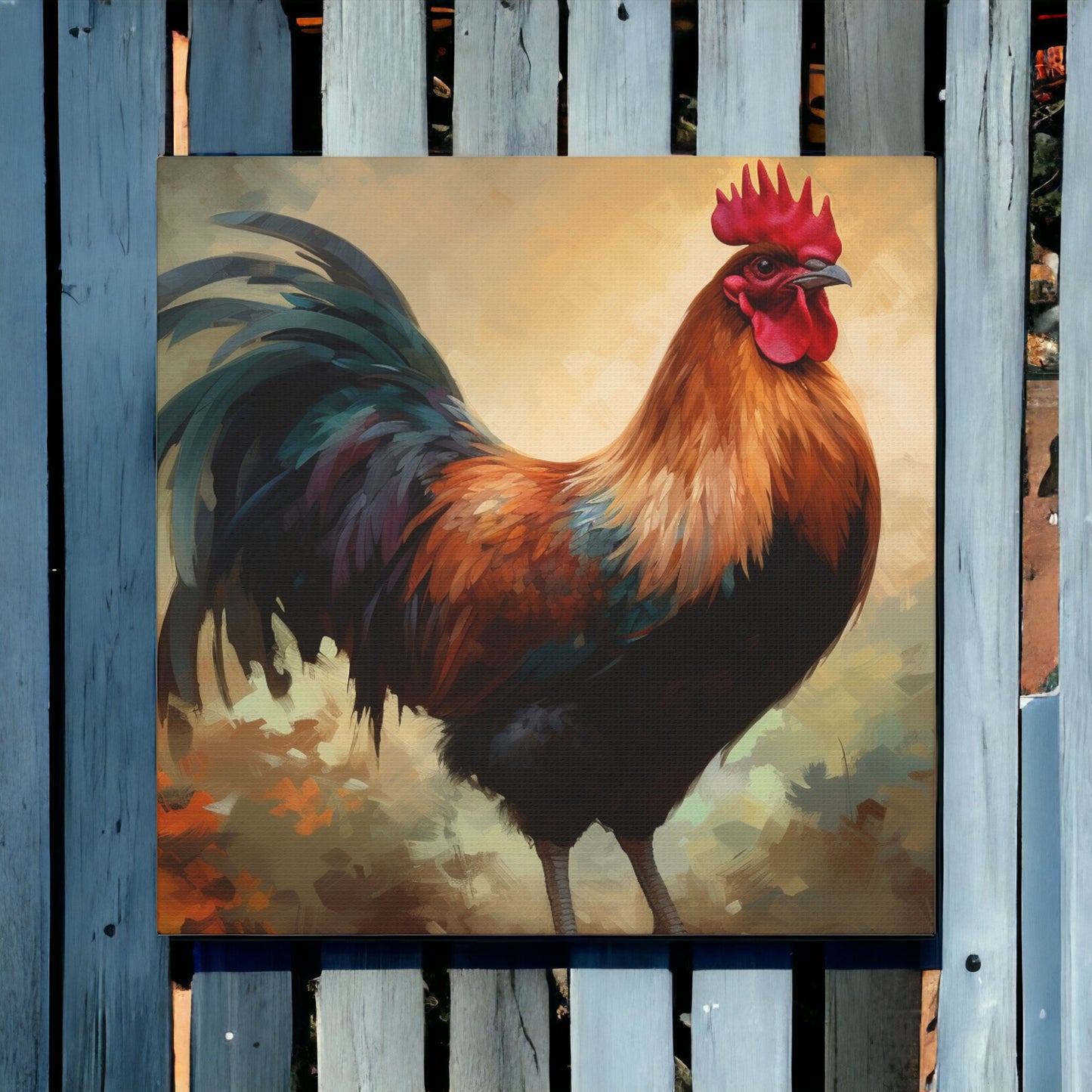 "Farm Rooster" Wall Art - Weave Got Gifts - Unique Gifts You Won’t Find Anywhere Else!