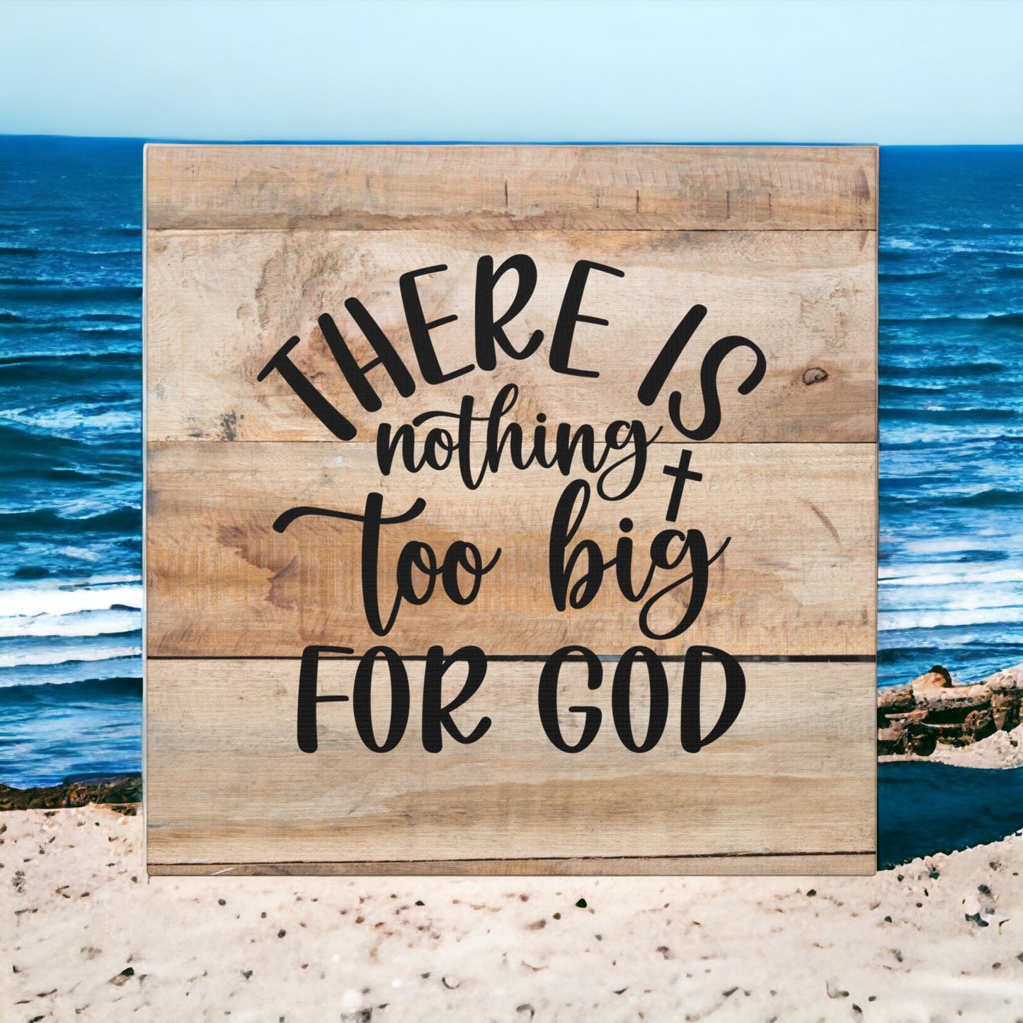 "There Is Nothing Too Big For God" Wall Art - Weave Got Gifts - Unique Gifts You Won’t Find Anywhere Else!