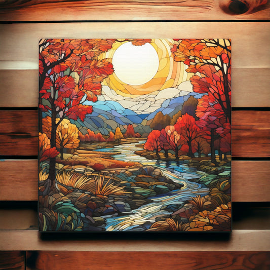 "Riverside Serenity" Wall Art - Weave Got Gifts - Unique Gifts You Won’t Find Anywhere Else!