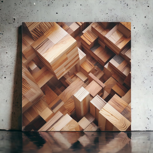 "Geometric Wood Art" Wall Art - Weave Got Gifts - Unique Gifts You Won’t Find Anywhere Else!