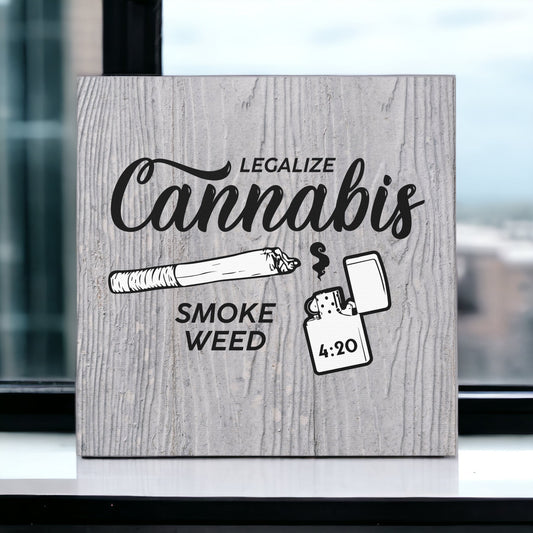 "Legalize Cannabis" Wall Art - Weave Got Gifts - Unique Gifts You Won’t Find Anywhere Else!