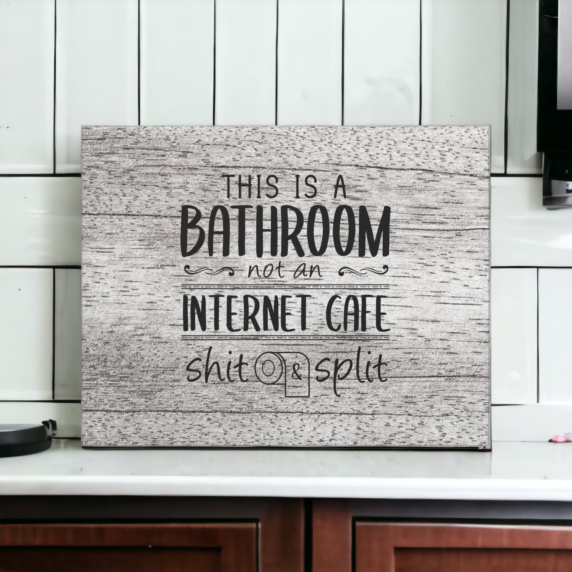 "Sh*t & Split" Wall Art - Weave Got Gifts - Unique Gifts You Won’t Find Anywhere Else!