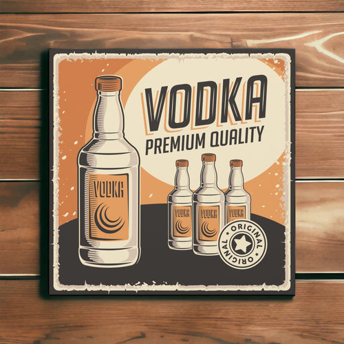 Vintage Vodka Wall Art