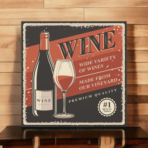 Premium Quality Wine: Wall Art