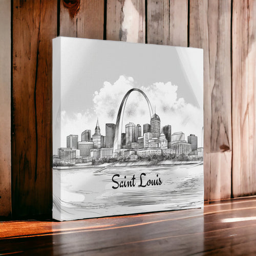 Saint Louis Skyline: Wall Art