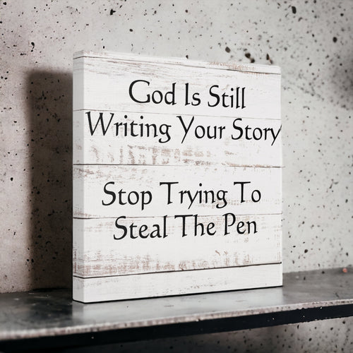 God Is Still Writing Your Story Wall Art