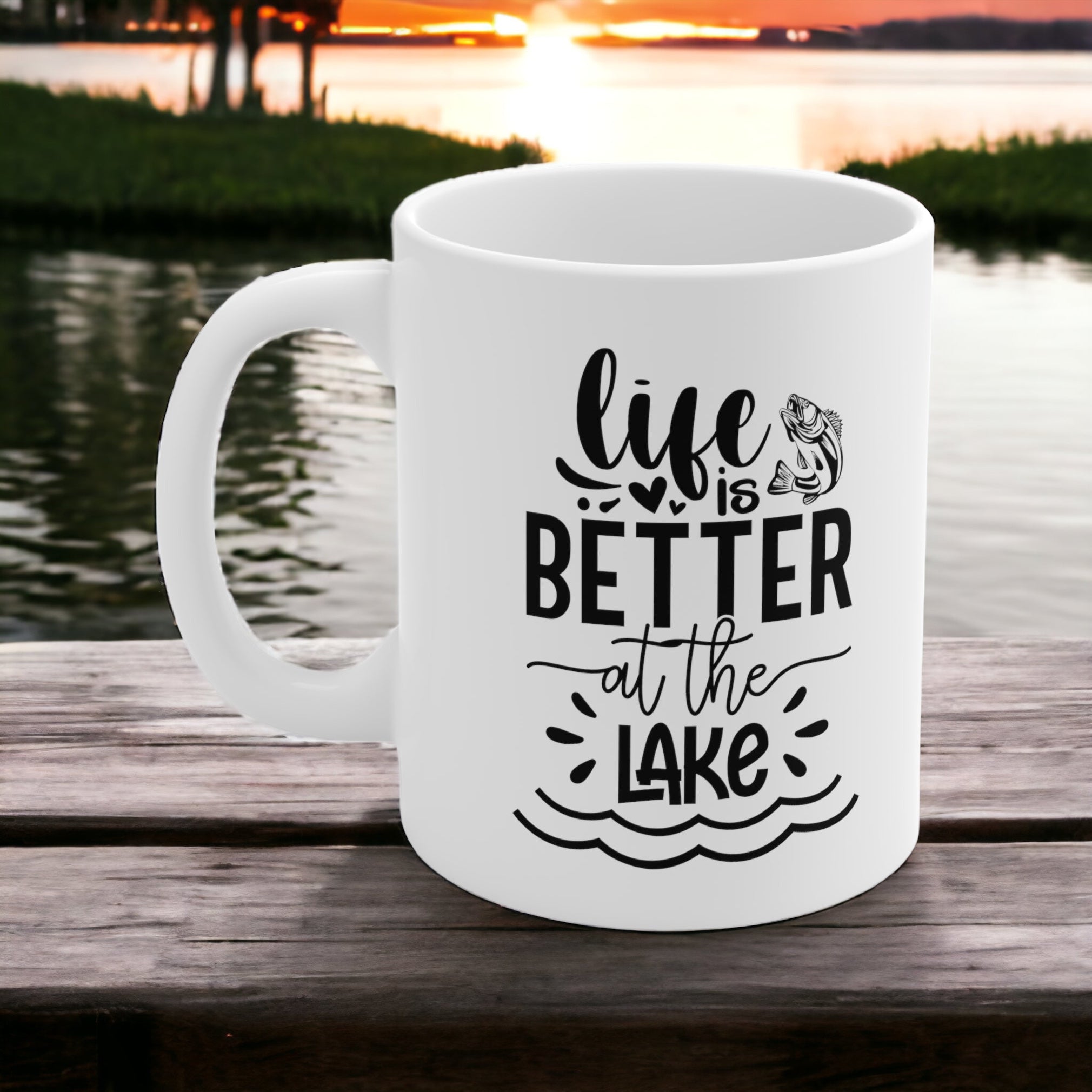 Life Is Better At The Lake: Coffee Mug