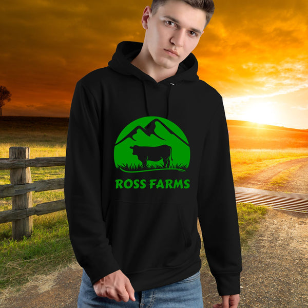 Custom "Cattle Farm" Hoodie - Weave Got Gifts - Unique Gifts You Won’t Find Anywhere Else!