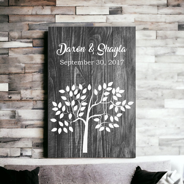 Custom "Forever Tree" Canvas Print - Weave Got Gifts - Unique Gifts You Won’t Find Anywhere Else!