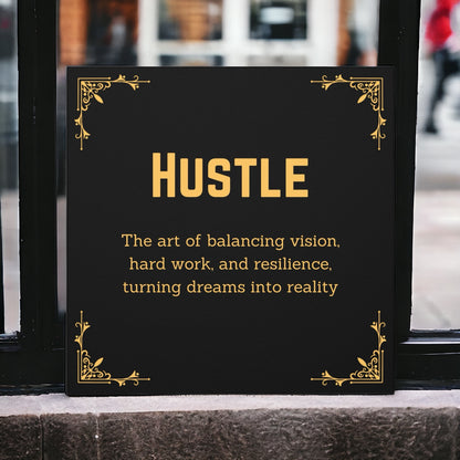 "Hustle" Wall Art - Weave Got Gifts - Unique Gifts You Won’t Find Anywhere Else!