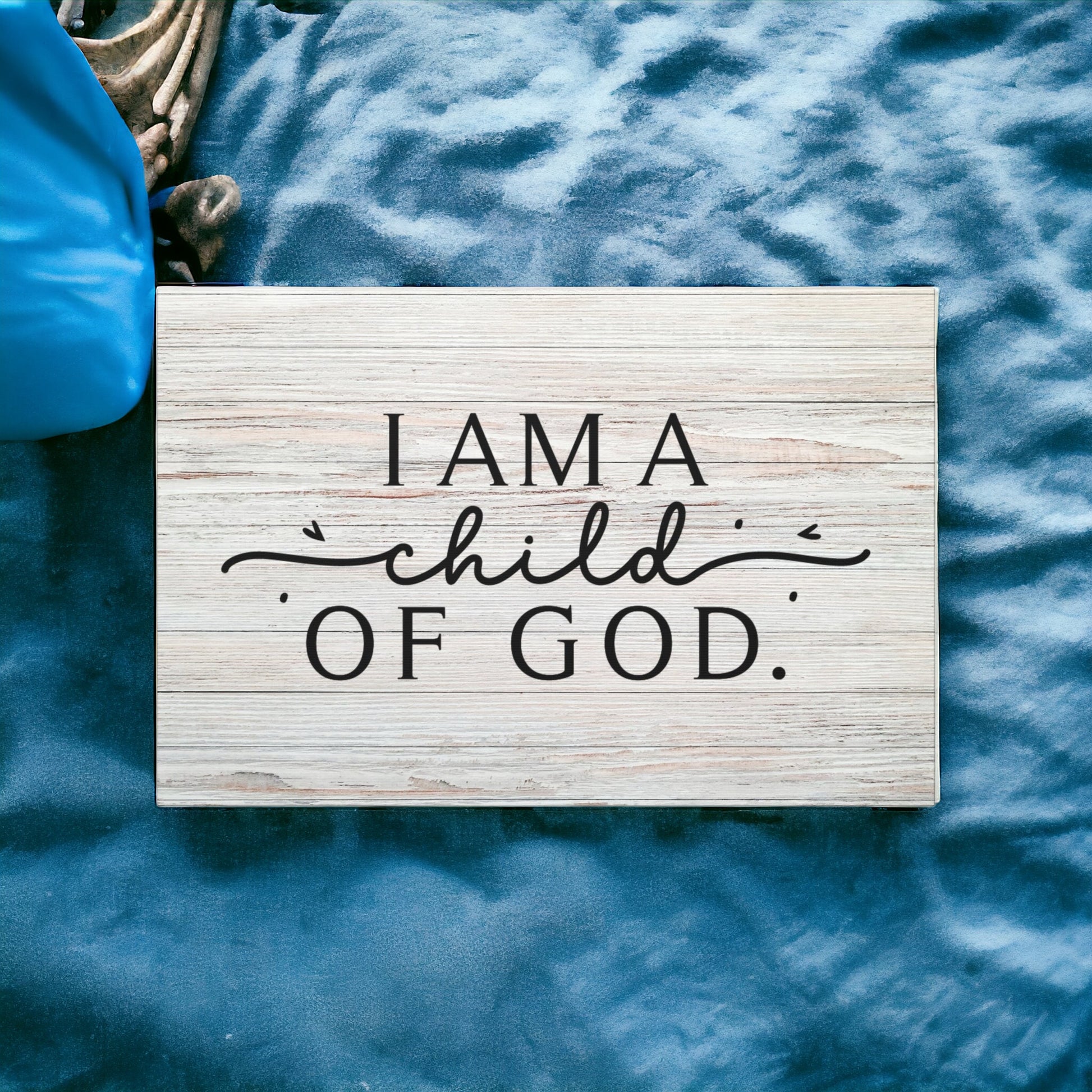 "White Rustic Child Of God" Wall Art - Weave Got Gifts - Unique Gifts You Won’t Find Anywhere Else!