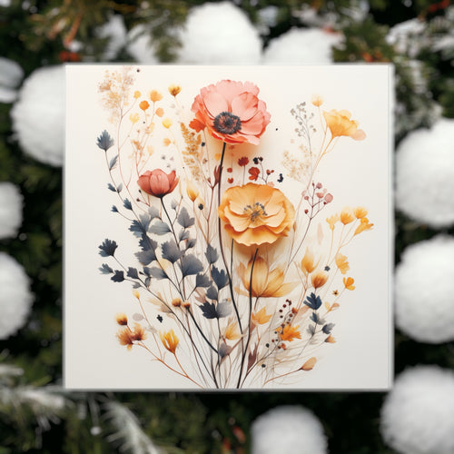 Watercolor Flowers Wall Art